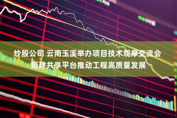 炒股公司 云南玉溪举办项目技术观摩交流会 搭建共享平台推动工程高质量发展